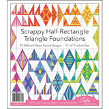 Scrappy Half-Rectangle Foundation Paper by Leila Gardunia