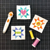 Scrappy 3" Stars Foundation Paper by Leila Gardunia
