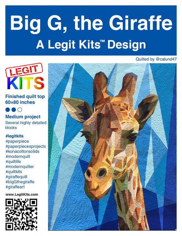 Big G Legit Kits Design-Foundation Paper Piecing Pattern