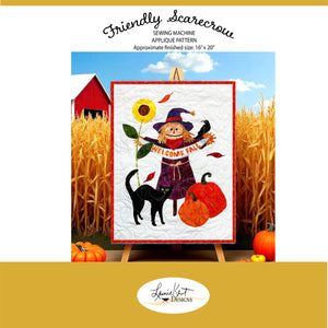 Friendly Scarecrow by Laurie Kent Designs-Pattern