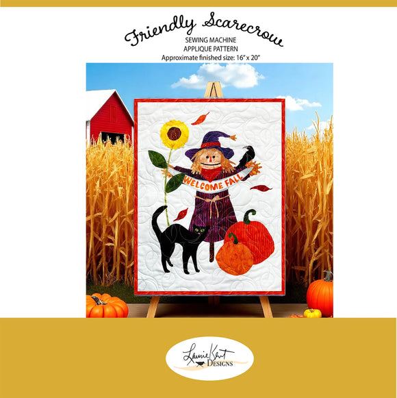 Friendly Scarecrow by Laurie Kent Designs-Pattern