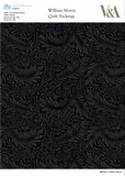 Larkspur-William Morris by V&A 108" Wideback -Black