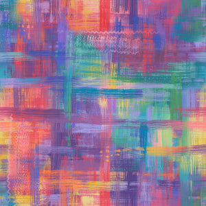 Colorfield 108" by Maywood Studios Wideback-Rainbow Multi