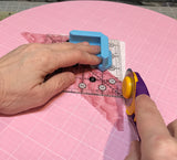 Magnetic Ruler Handle 2" Blue