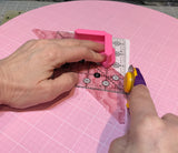 Magnetic Ruler Handle 2" Pink