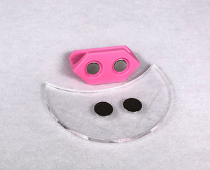 Magnetic Ruler Handle 2" Pink