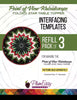 Point of View Kaleidoscope - Folded Star Interfacing Template Refill 3pk
