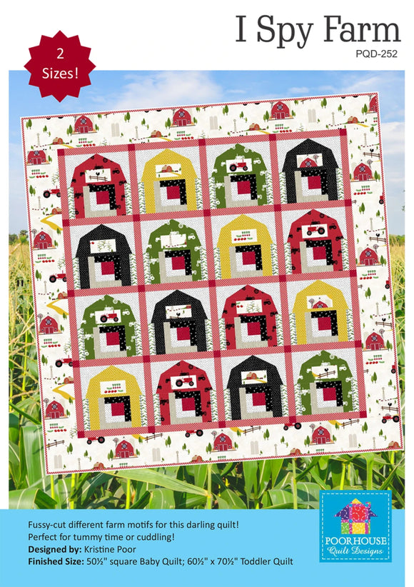 I Spy Farm by Poorhouse Quilt Designs-Pattern