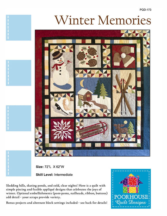 Winter Memories by Poorhouse Quilt Designs-Pattern