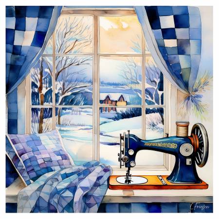 Winter's Quilt Quiltberry Farm’s Sewing Room Collection-Card & Envelope