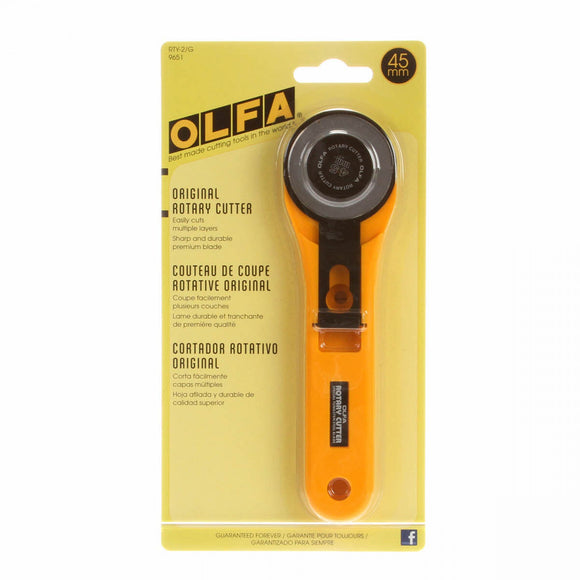 OLFA Rotary Cutter Straight Handle - 45mm