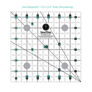 Sew Magnetic 6 1/2" x 6 1/2" Ruler