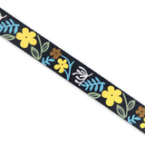 Sallie Tomato 1 1/2" Webbing 3 YD-Clip-Art Floral