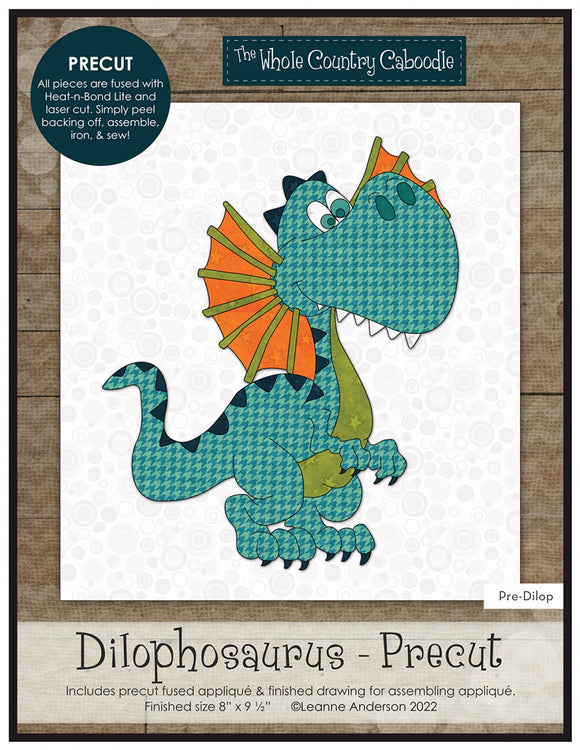 Dilophosaurus-Precut Fused Applique Packs by The Whole Country Caboodle