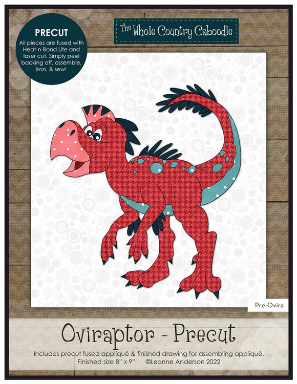 Oviraptor-Precut Fused Applique Packs by The Whole Country Caboodle