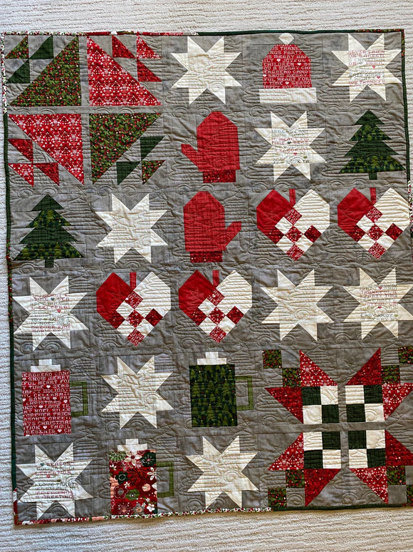 A Wintry Mix by Poorhouse Quilt Designs-Pattern