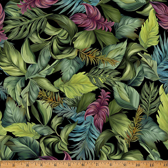 Island Bouquet a Digital Print by Hoffman - Leaf
