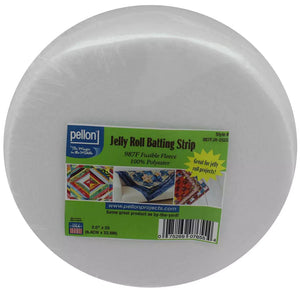 Pellon Fusible Fleece Jelly Roll Batting Strip 2 1/2" x 50