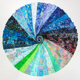 Bali Pops by Hoffman - 2 1/2" Strips-Waterfall