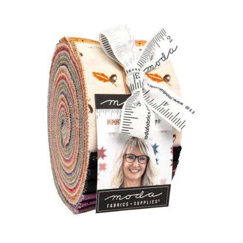 Pumpkin Spice Gatherings by Primitive Gatherings for Moda - Jelly Roll