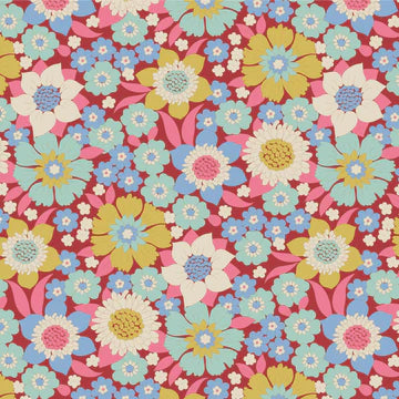 Wallflower by Tilda- Lauren Burgundy