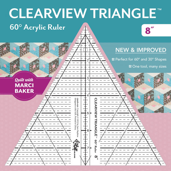 Clearview Triangle 60 Degree Ruler-8