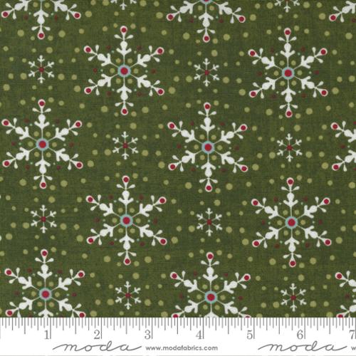 Peppermint Bark by Basic Grey for Moda-Pine Snowflakes
