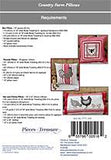 Country Farm Pillows by Pieces to Treasure-Pattern