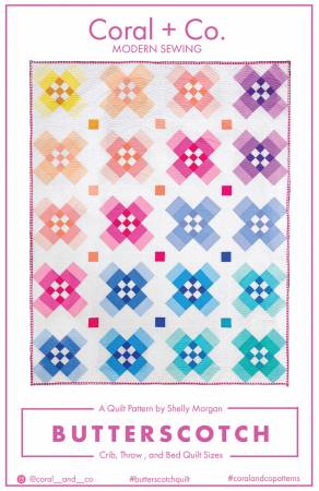 Butterscotch Quilt by Shelly Morgan of Coral & Co.-Pattern