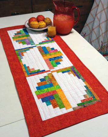 Citrus and Berries Table Runner by Jean Ann Wright for Cut Loose Press