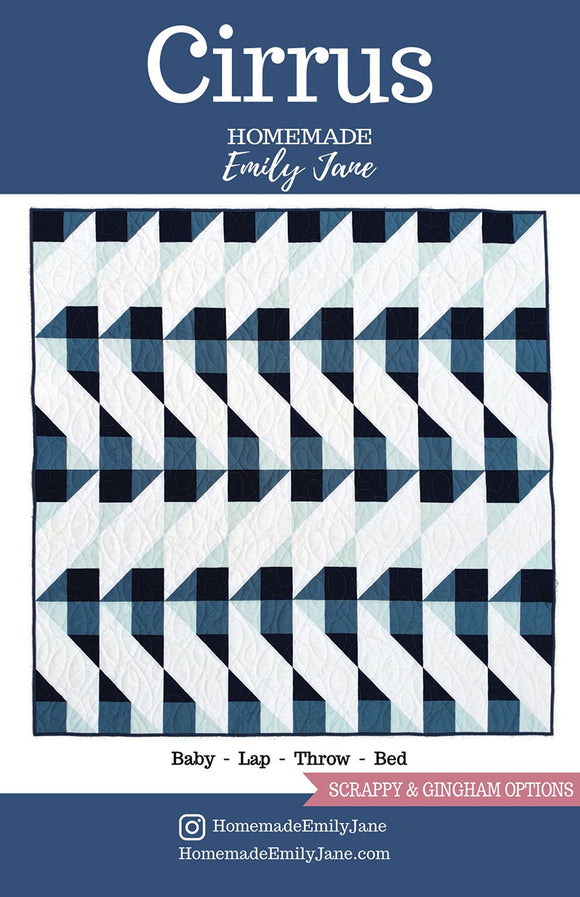 Cirrus Quilt Pattern by Emily Tindall