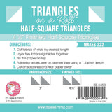 Triangles on a Roll by It's Sew Emma-4 1/2"