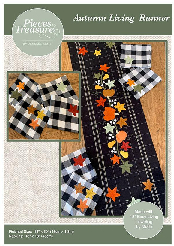 Autumn Living Runner by Pieces to Treasure-Pattern