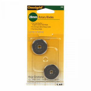 28mm Rotary Cutter Replacement Blades- Omnigrid-2 pack