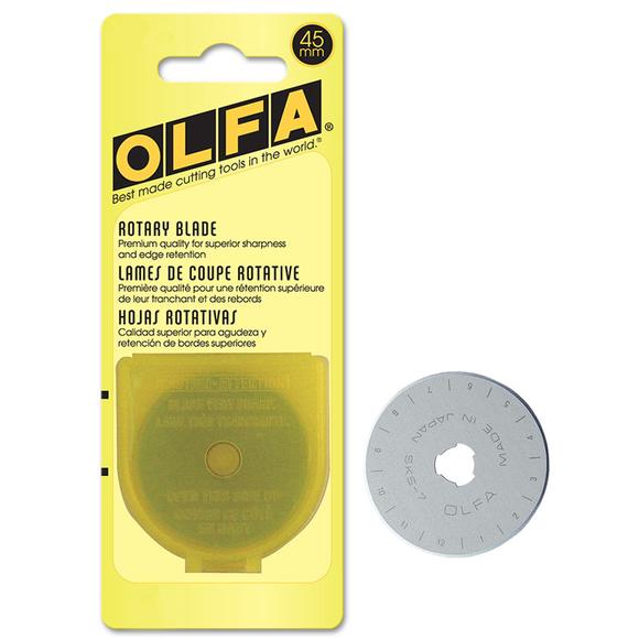 OLFA Rotary Cutter Replacement Blade 2 pack - 45mm