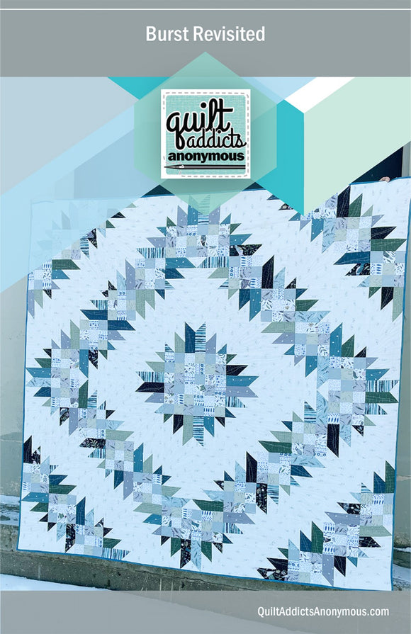 Burst Revisited by Stephanie Soebbing of Quilt Addicts-Pattern