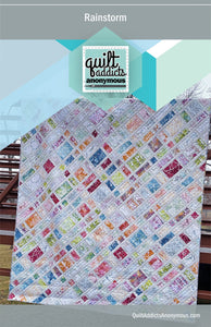 Rainstorm by Stephanie Soebbing of Quilt Addicts-Pattern