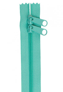 Double Slide Handbag Zipper 30"-Turquoise