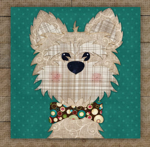 Cairn Terrier (Tan)-Dog Precut Fused Applique Packs by The Whole Country Caboodle