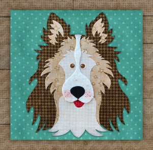 Collie/Sheltie Brown-Dog Precut Fused Applique Packs by The Whole Country Caboodle
