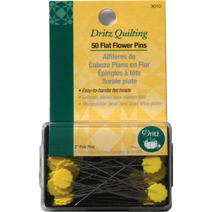 Dritz Flat Flower Pins - 2"