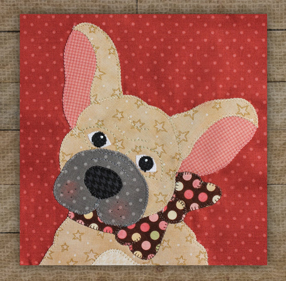 French Bulldog-Dog Precut Fused Applique Packs by The Whole Country Caboodle