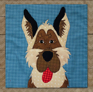 German Shepherd-Dog Precut Fused Applique Packs by The Whole Country Caboodle