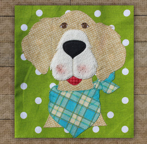 Golden Retriever-Dog Precut Fused Applique Packs by The Whole Country Caboodle