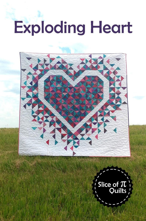 Exploding Hearts by Slice of Pi Quilts