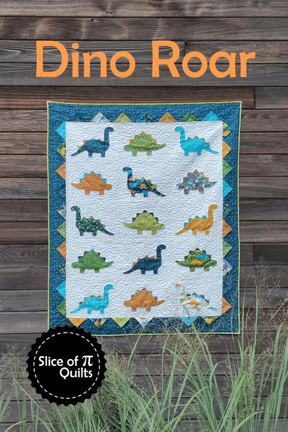 Dino Roar- Pattern by Slice Of PI Quilts