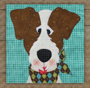 Jack Russel Terrier-Dog Precut Fused Applique Packs by The Whole Country Caboodle