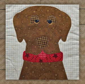 Labrador Retriever (Chocolate)-Dog Precut Fused Applique Packs by The Whole Country Caboodle