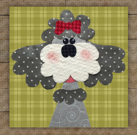 Poodle-Dog Precut Fused Applique Packs by The Whole Country Caboodle