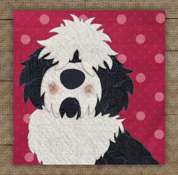 Sheepdog-Dog Precut Fused Applique Packs by The Whole Country Caboodle